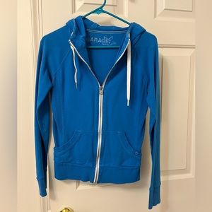 Blue zip up hoodie!